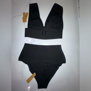 NWT Skims knit swim 2 piece set